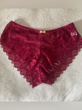Flirty HOT!  Sexy Lace Panties in Berry Red - NWOT